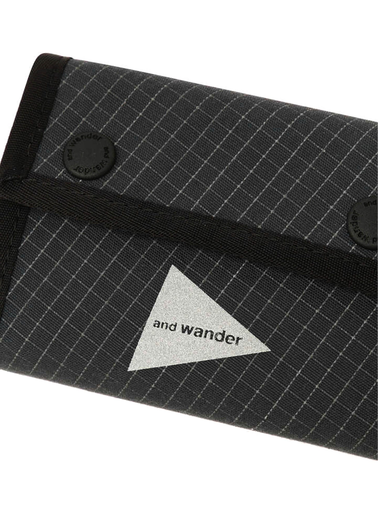 And Wander Reflective Wallet - Black