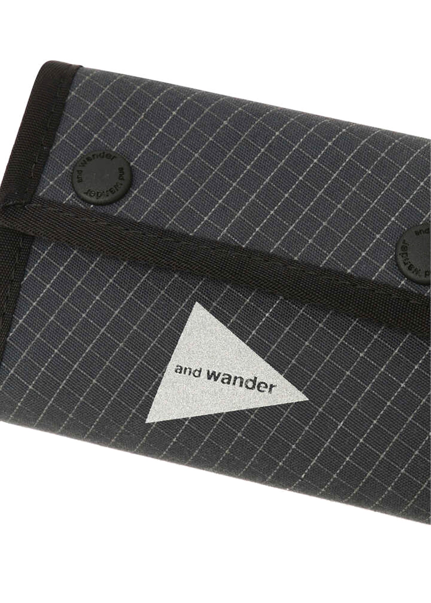 And Wander Reflective Wallet - Charcoal