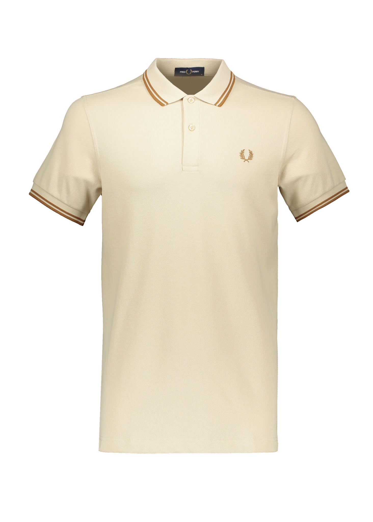 Fred Perry twin tip ss polo shirt - Oatmeal