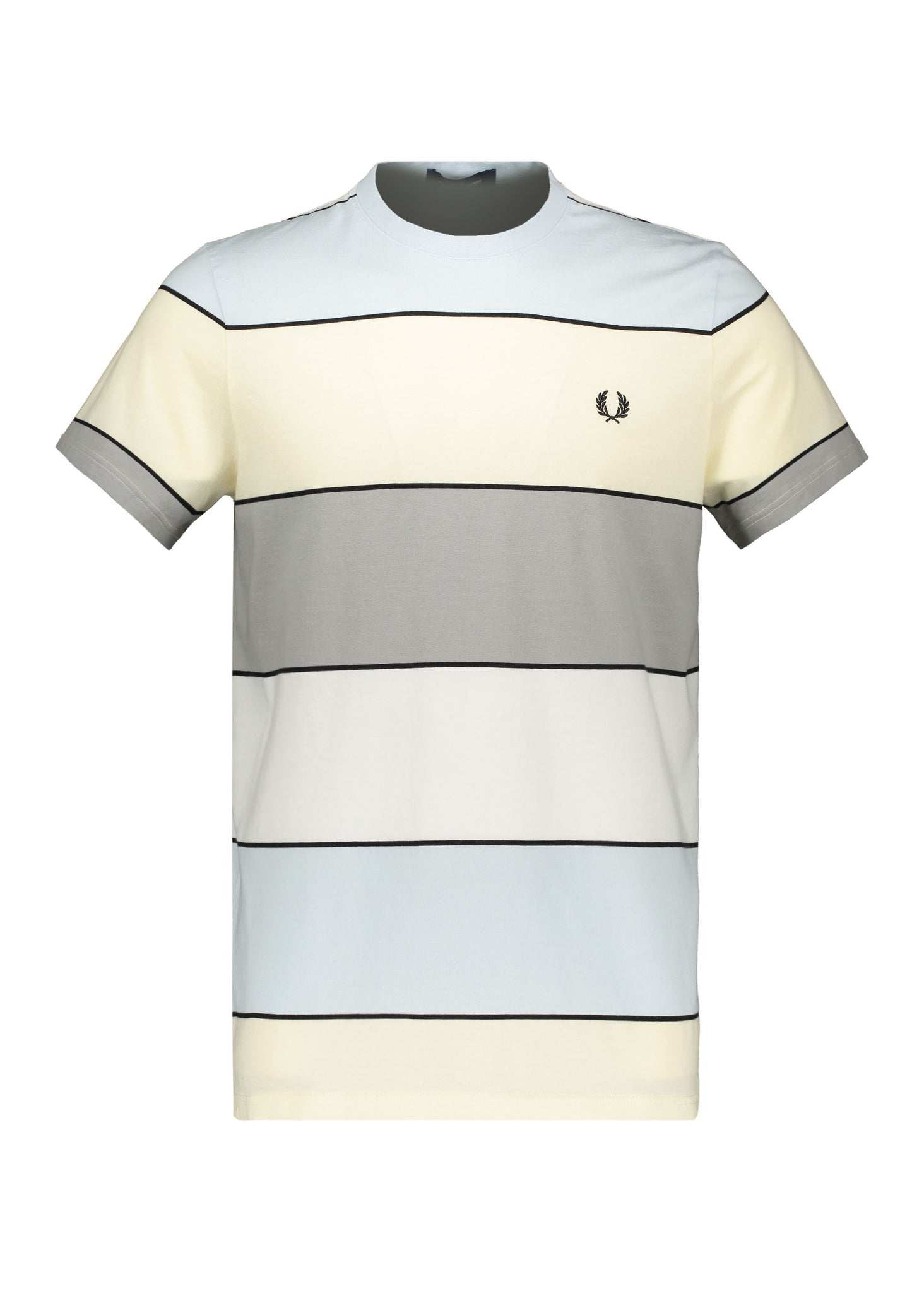 Fred Perry Bold Stripe T shirt - Ice Cream