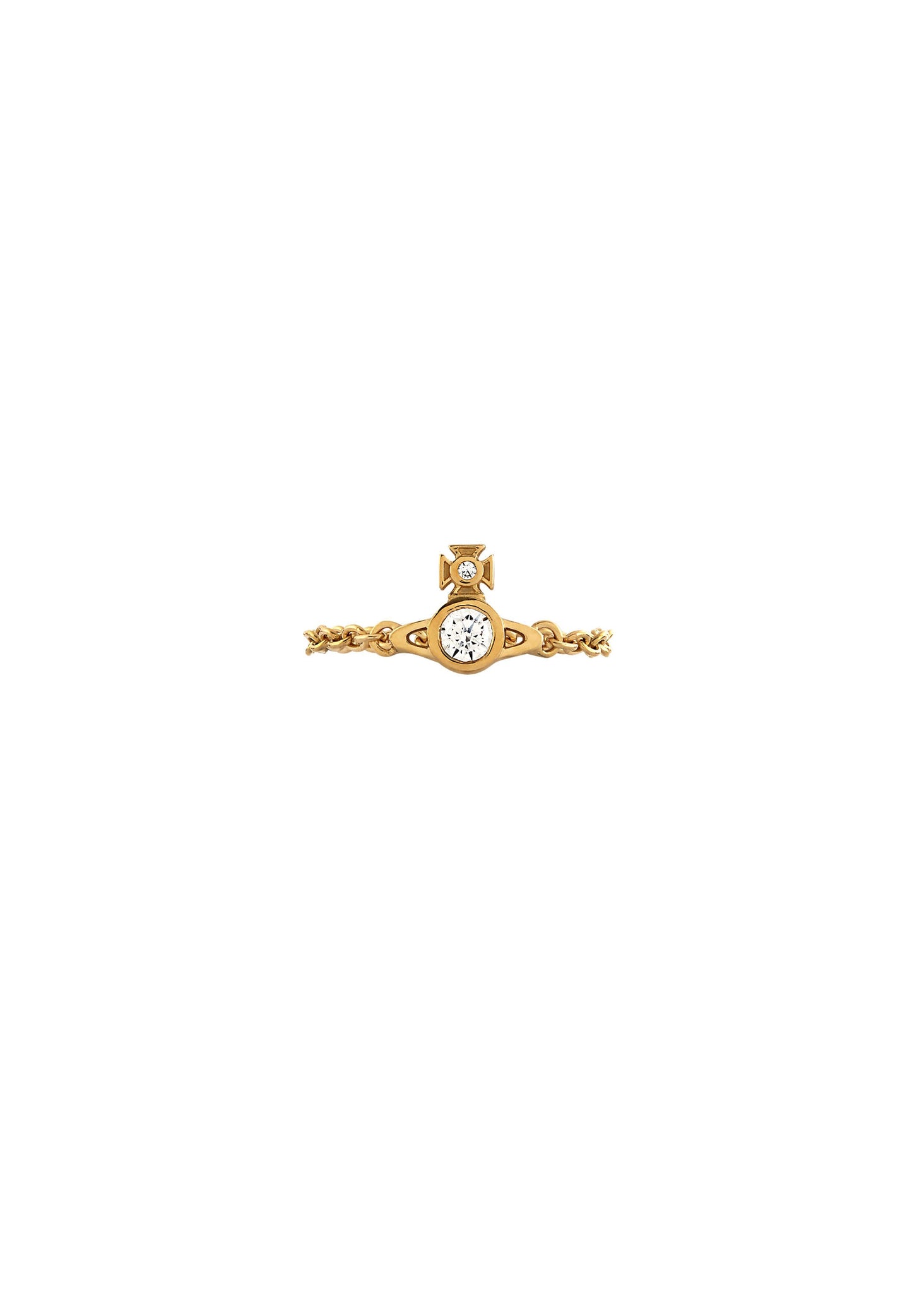 Vivienne Westwood Lavinia Ring - Gold/White