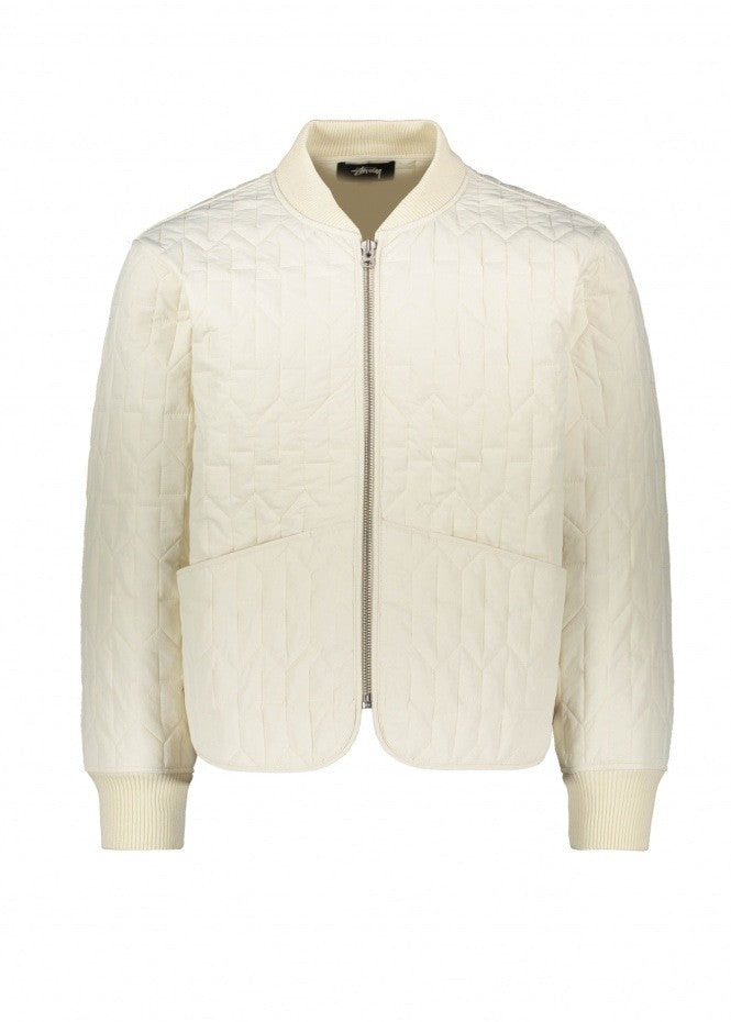Stussy Quilted Liner Jacket - Cream