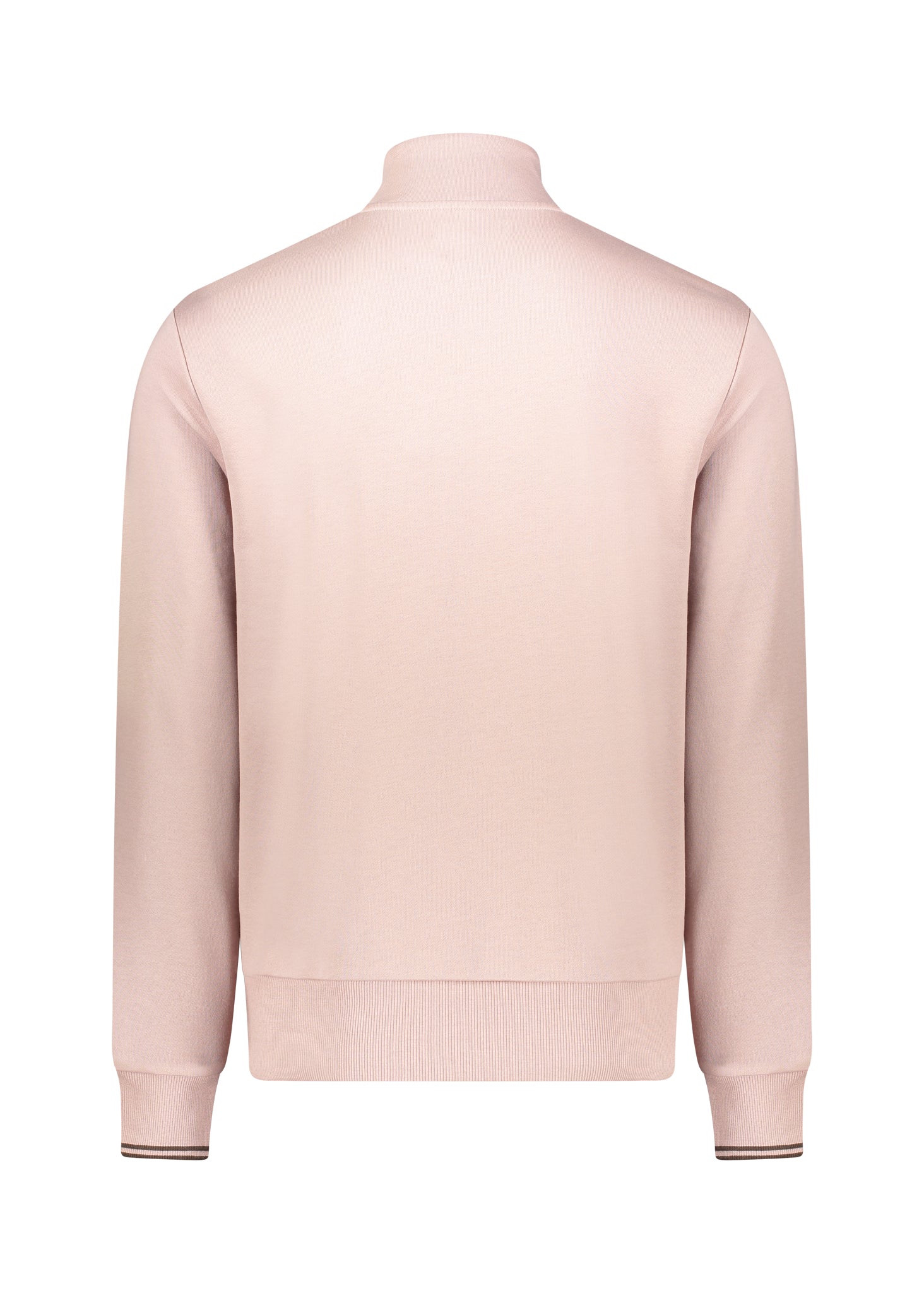 Fred Perry Half Zip Sweatshirt - Dark Pink
