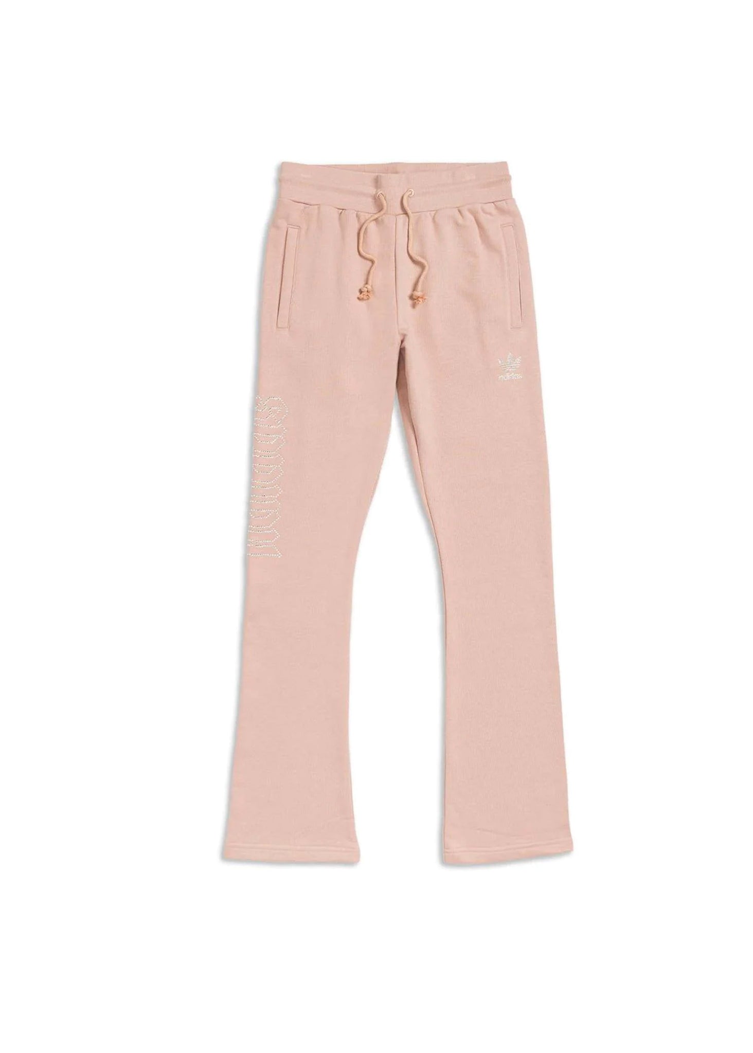 Adidas 2000 Open Hem Track Pants - Pink/ Beige