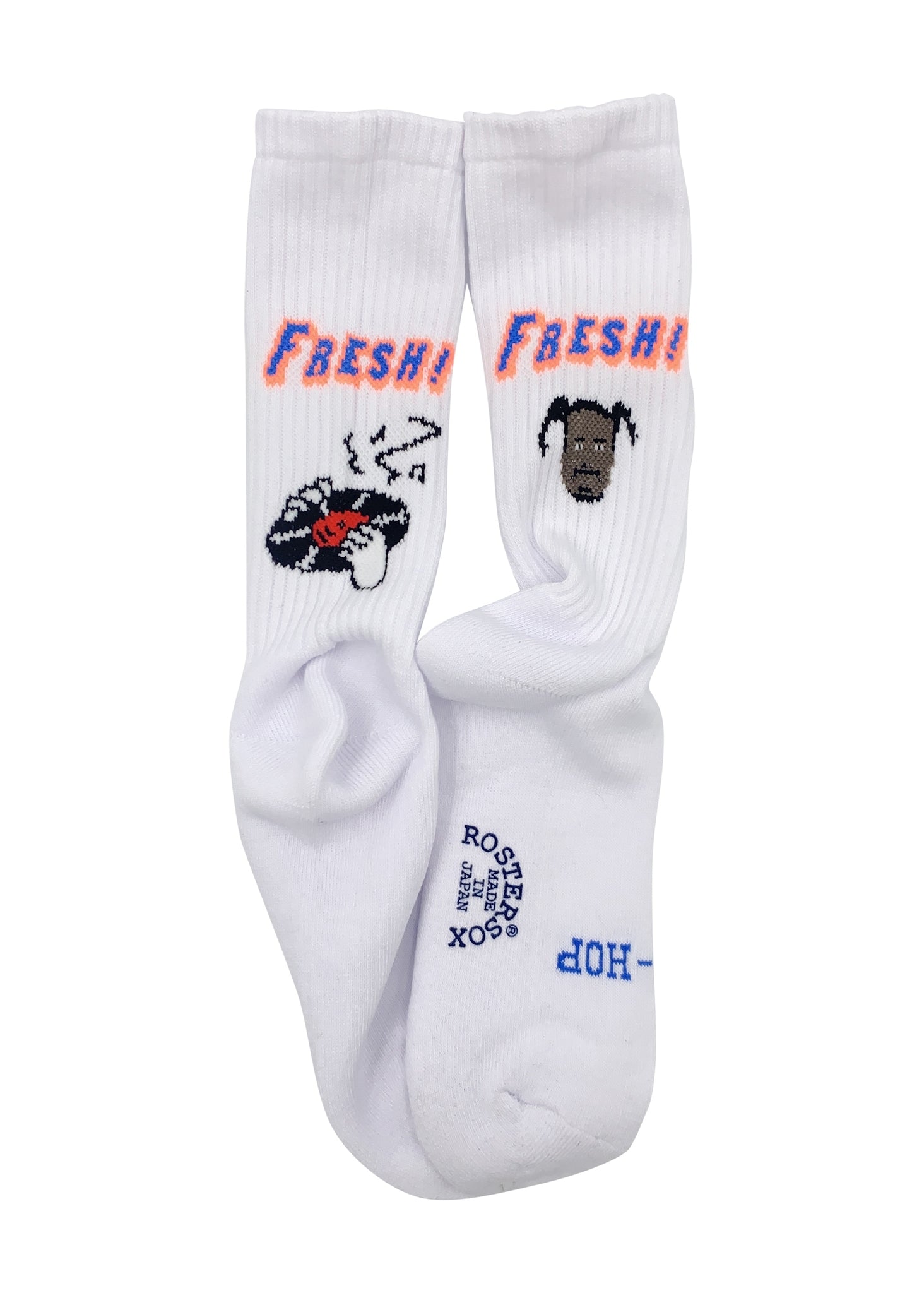 Rostersox's Fresh Socks - White