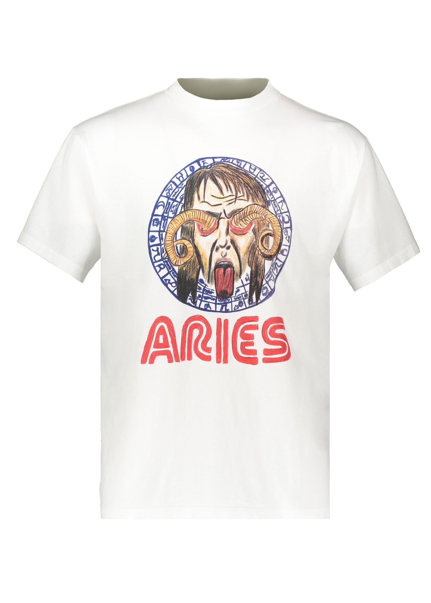 Aries Astrology for Aliens Tee - White