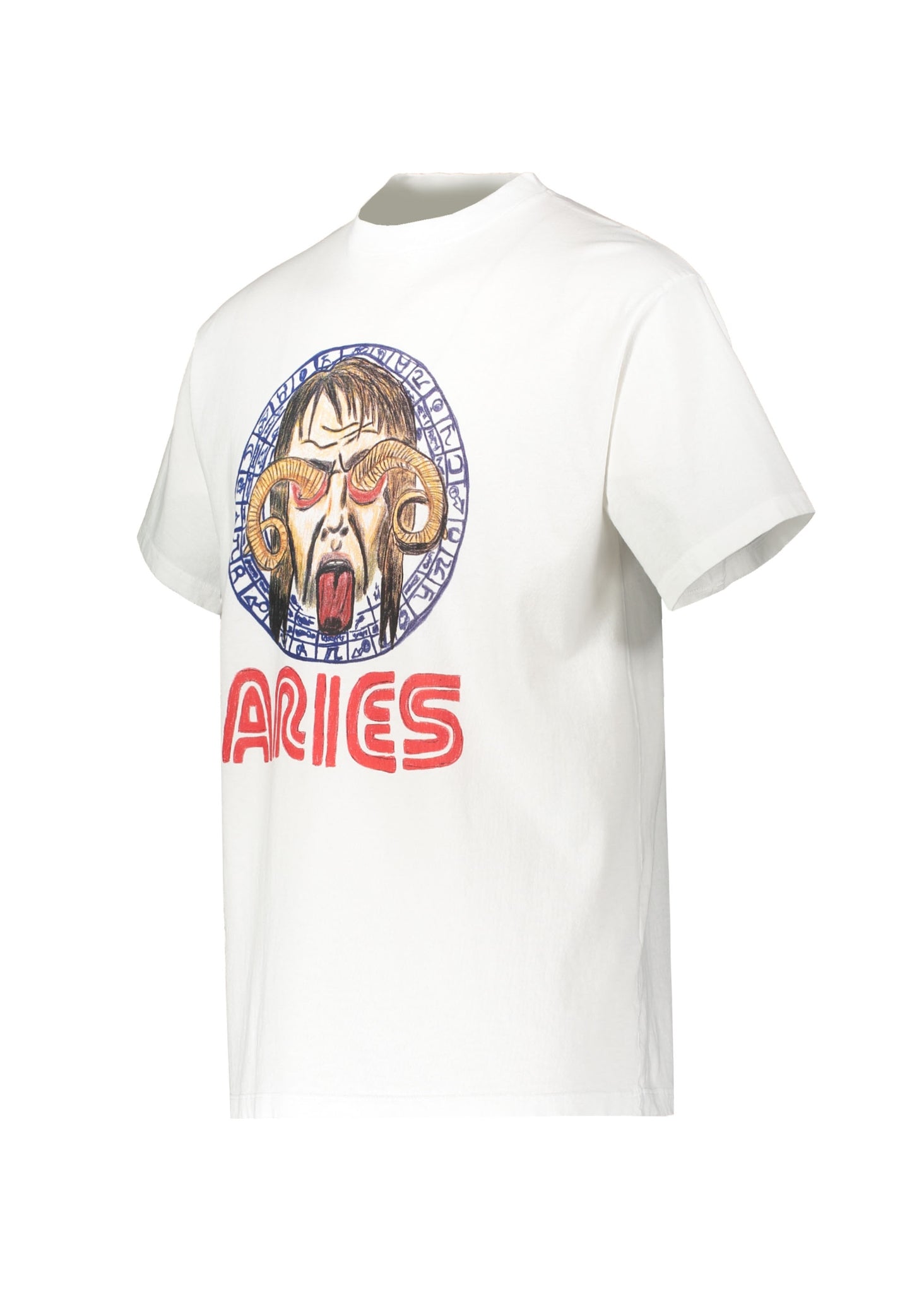 Aries Astrology for Aliens Tee - White