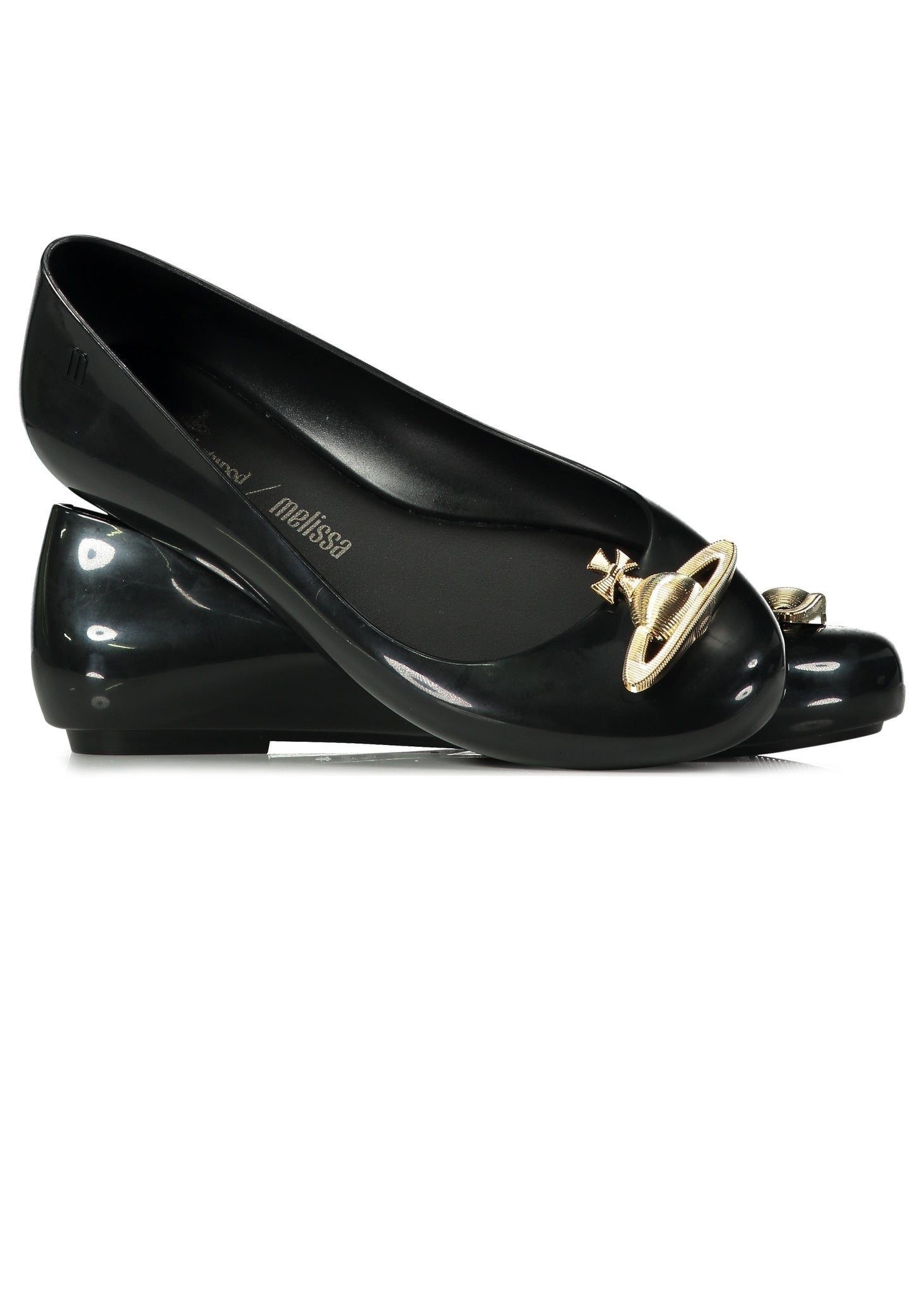 Vivienne Westwood Sweet Love Orb Shoe - Black/Gold