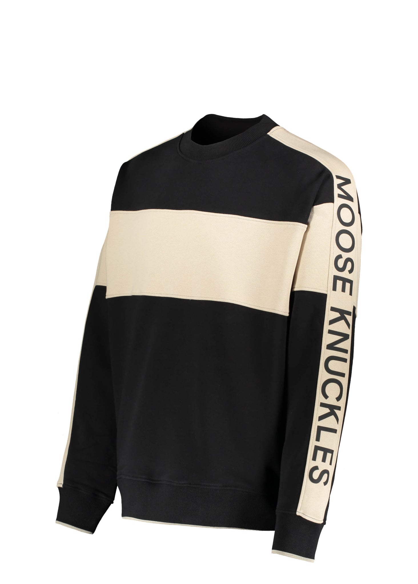Moose Knuckles Wabasso Crew Neck Sweatshirt - Black