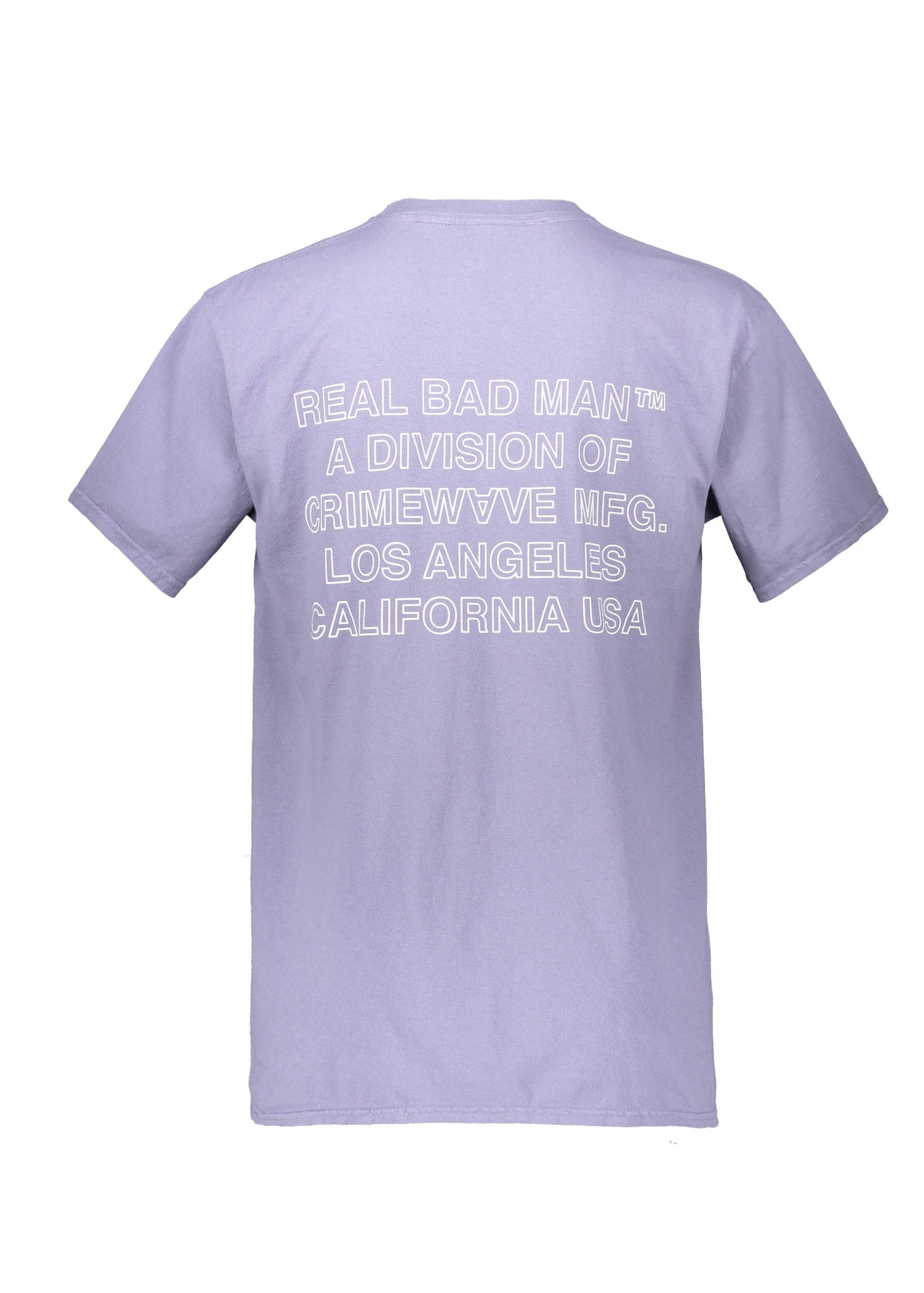 Real Bad Man Crimewave MFG S-S Tee - Purple