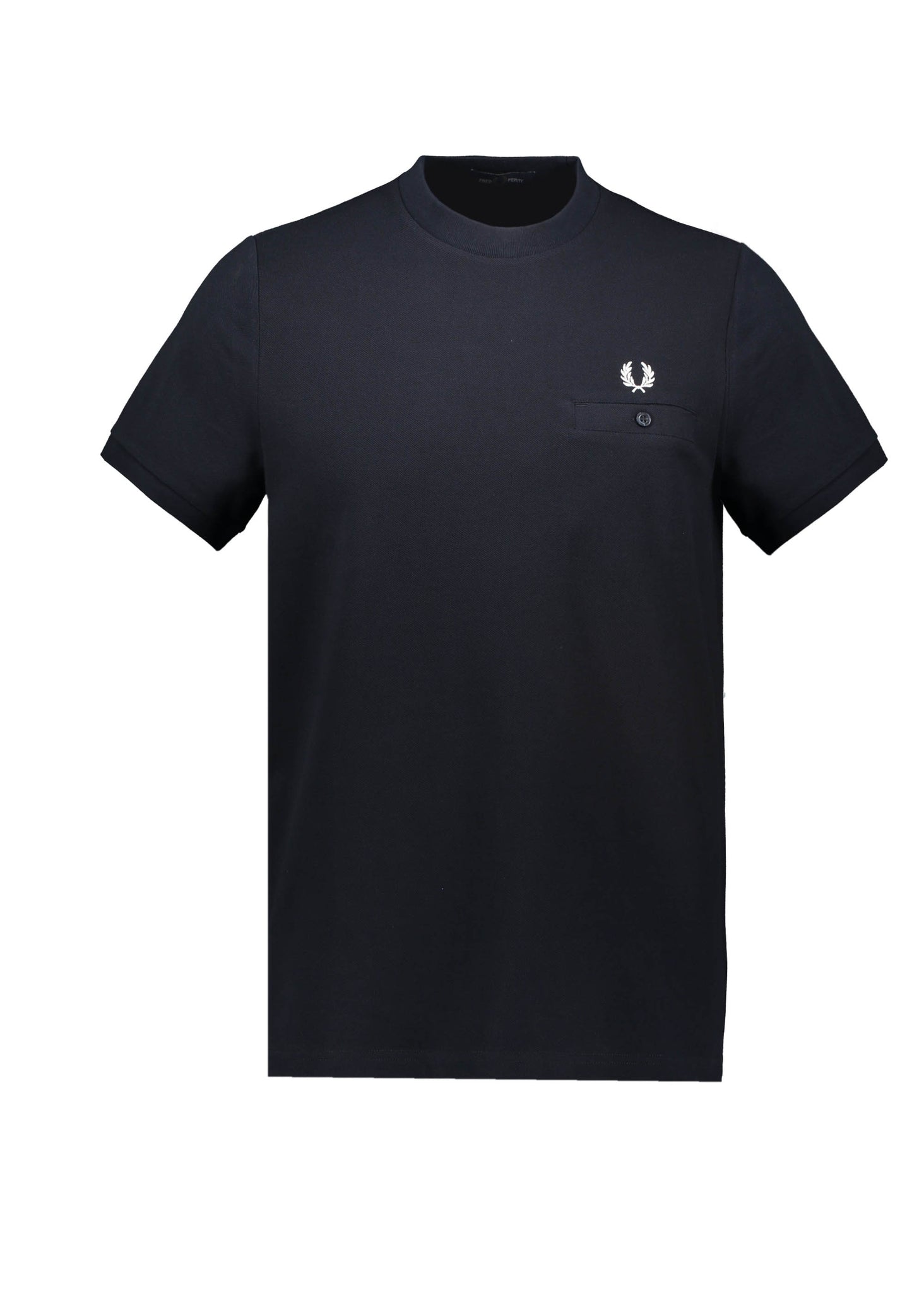 Fred Perry Pocket Detail Pique Shirt - Navy