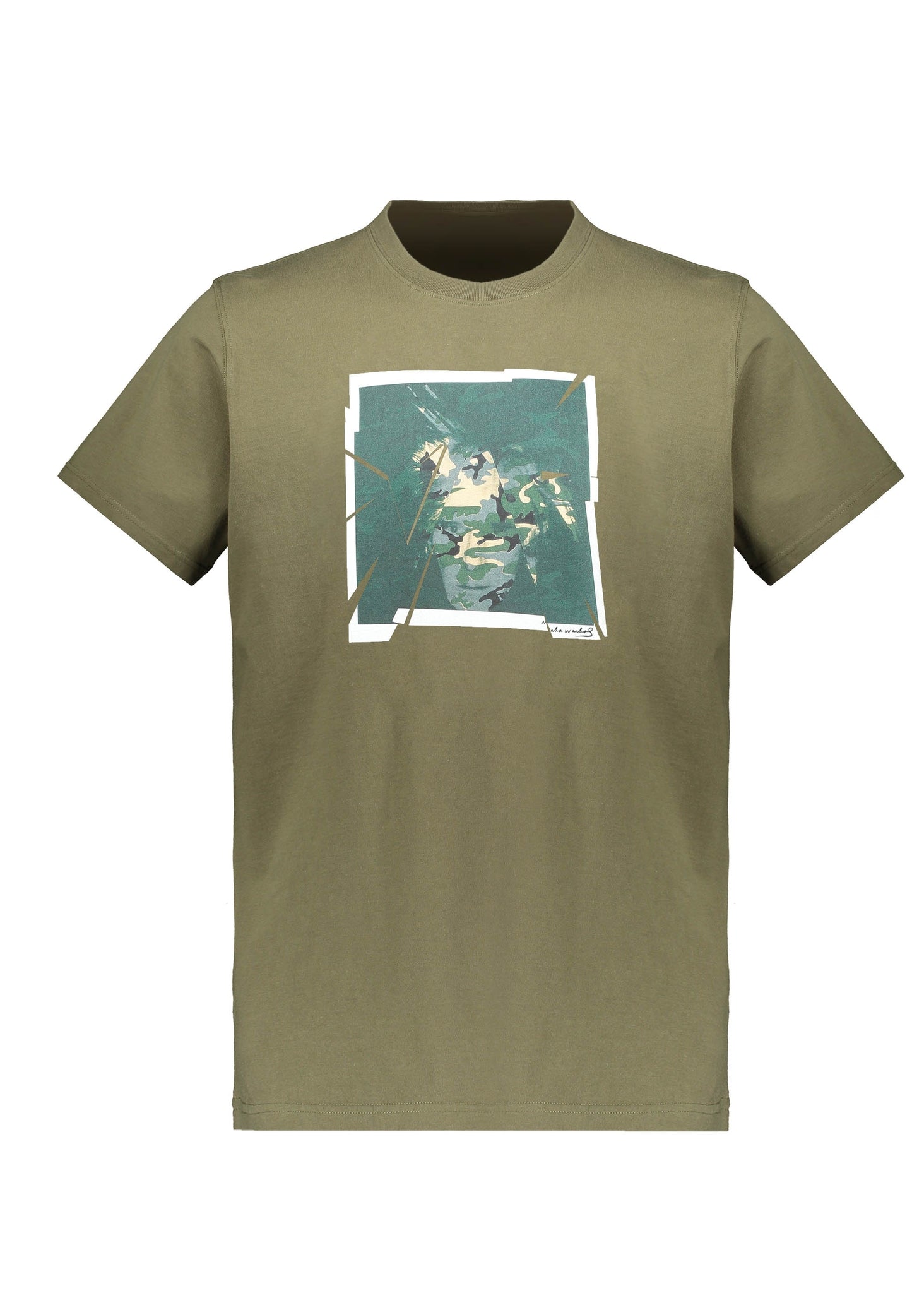 Maharishi Warhol Camo Print T-Shirt -Olive