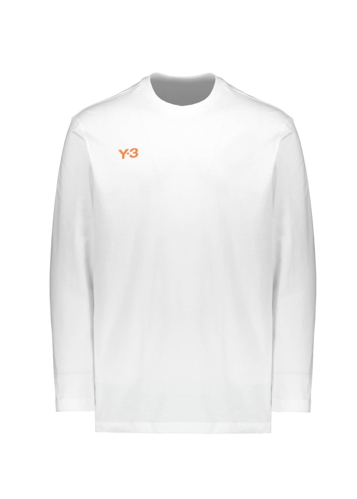 Adidas Y3 GFX Long Sleeve Tee - White