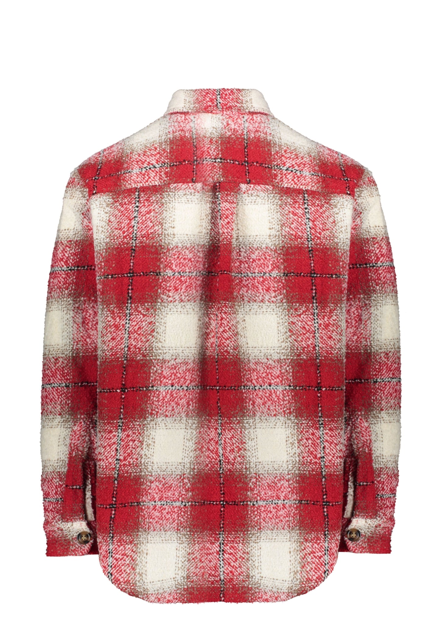 FA Heavy Flannel Overshirt - Red