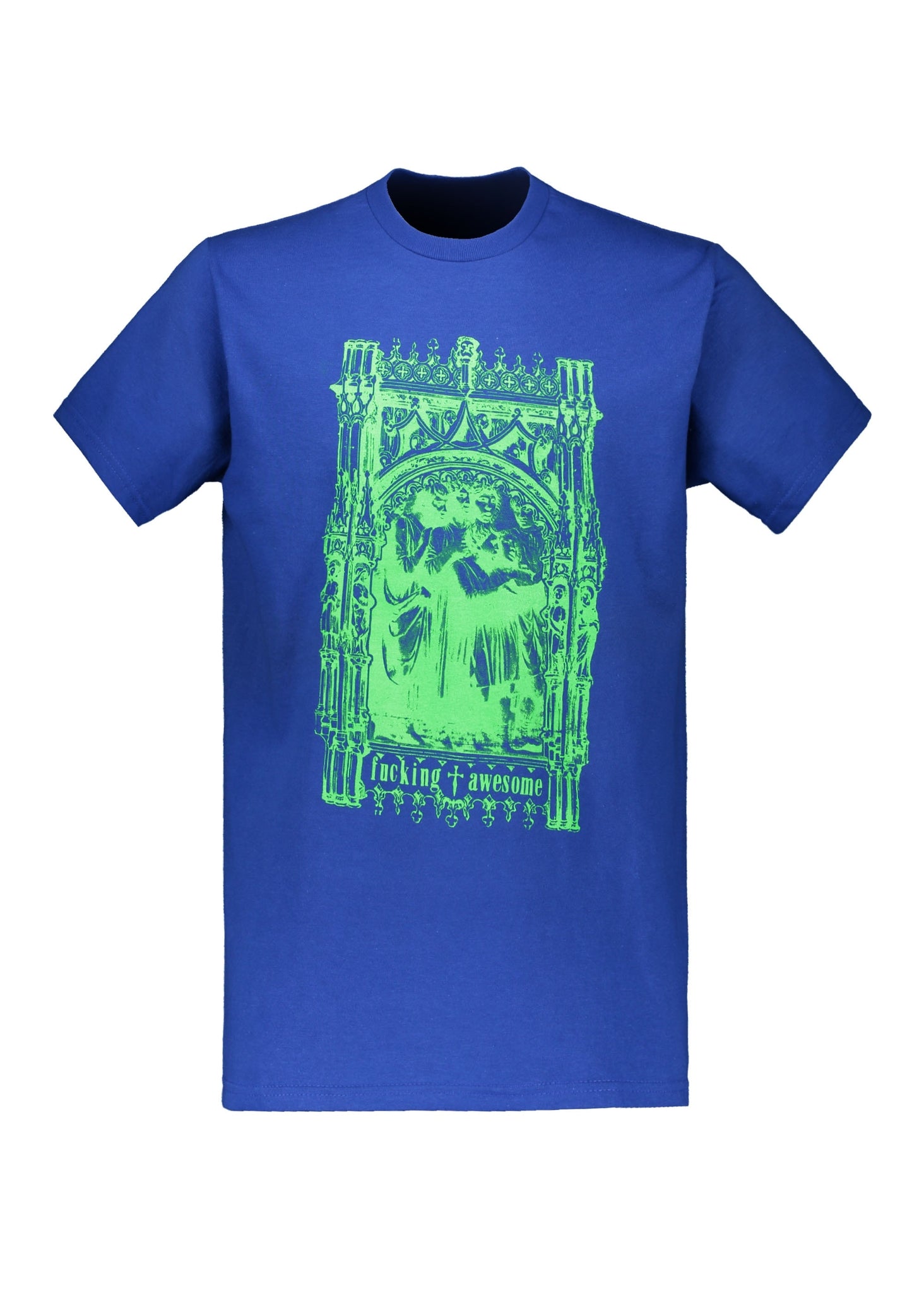 Fucking Awesome Cathedral T-Shirt - Cobalt