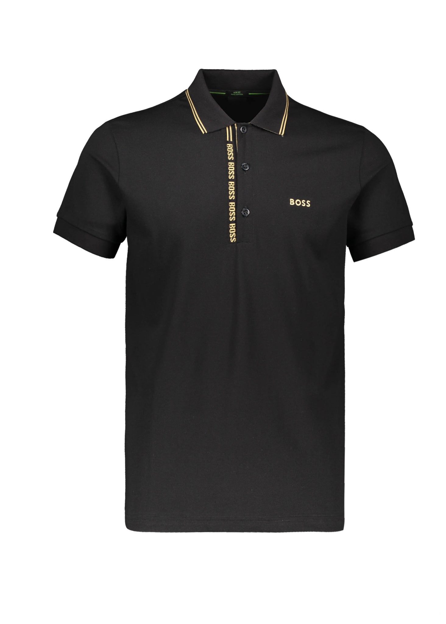 Boss Paule 4 Polo Shirt - Black