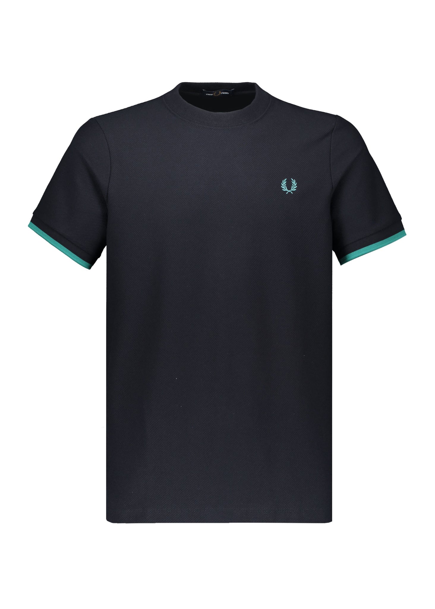 Fred Perry Tipped Cuff Pique - Navy
