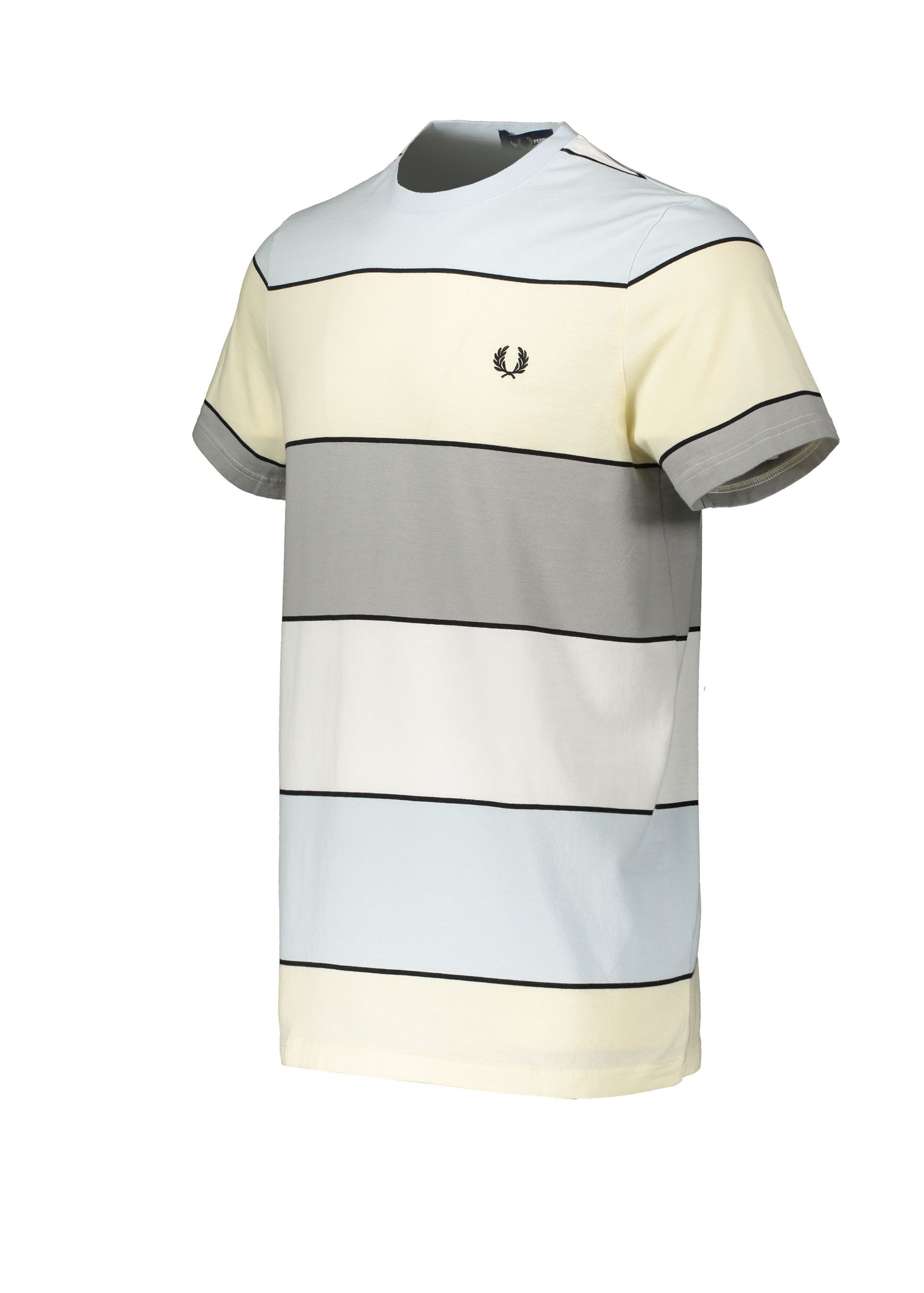Fred Perry Bold Stripe T shirt - Ice Cream
