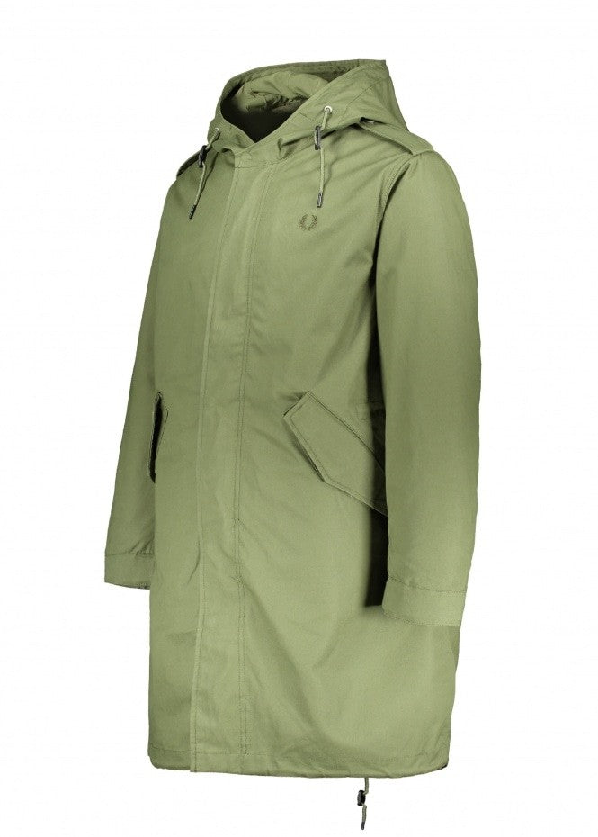 Fred Perry Detachable Liner Parka - Parka Green