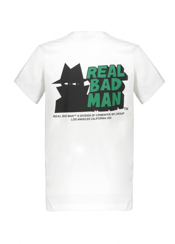 Real Bad Man Classic Logo Tee - White